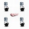 Service Caster 2 Inch Bright Chrome Polyolefin Ball Caster - Corner Mount Bracket - SCC, 4PK SCC-GR01S20-POS-BC-716-4-CB90-4 - alternate 3
